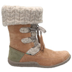 Bota Cuero Mujer New Tahoe Café Claro Rockford