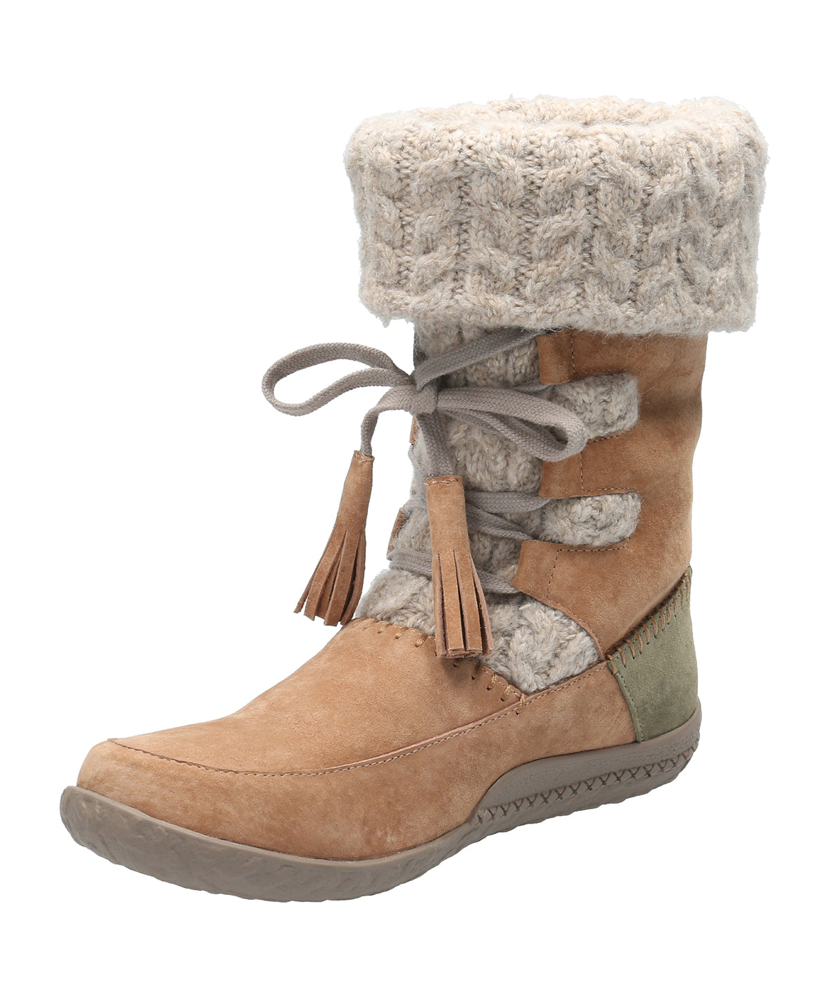 Bota Cuero Mujer New Tahoe Café Claro Rockford