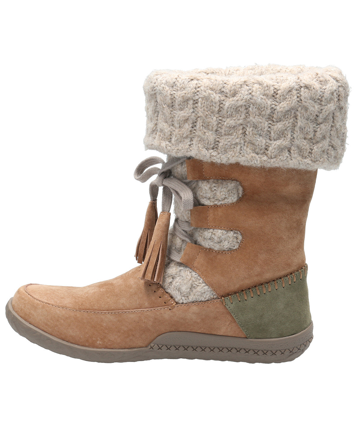 Bota Cuero Mujer New Tahoe Café Claro Rockford
