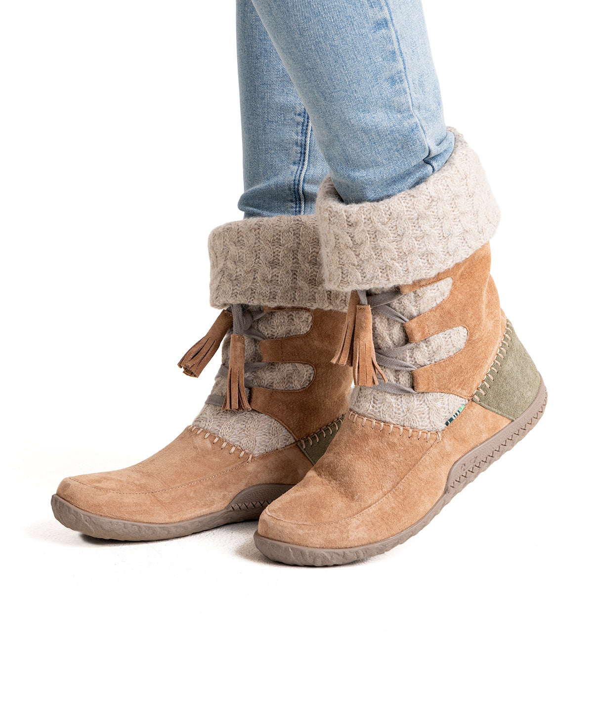Bota Cuero Mujer New Tahoe Café Claro Rockford