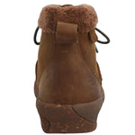 Botín Cuero Mujer Sayen Café Rockford