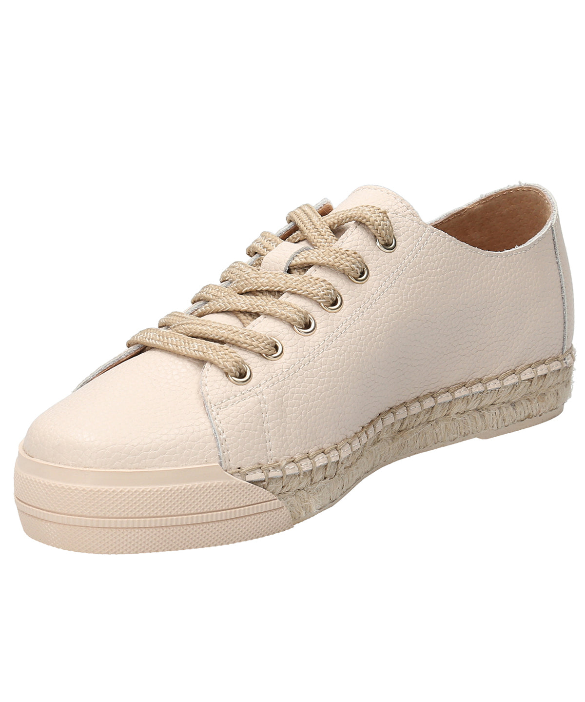 Zapatilla Cuero Mujer Fontaine Beige Rockford