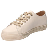 Zapatilla Cuero Mujer Fontaine Beige Rockford