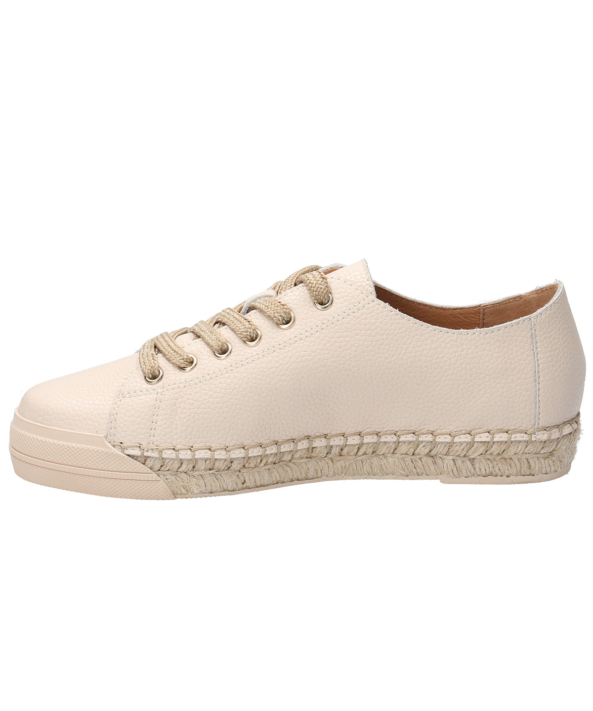 Zapatilla Cuero Mujer Fontaine Beige Rockford