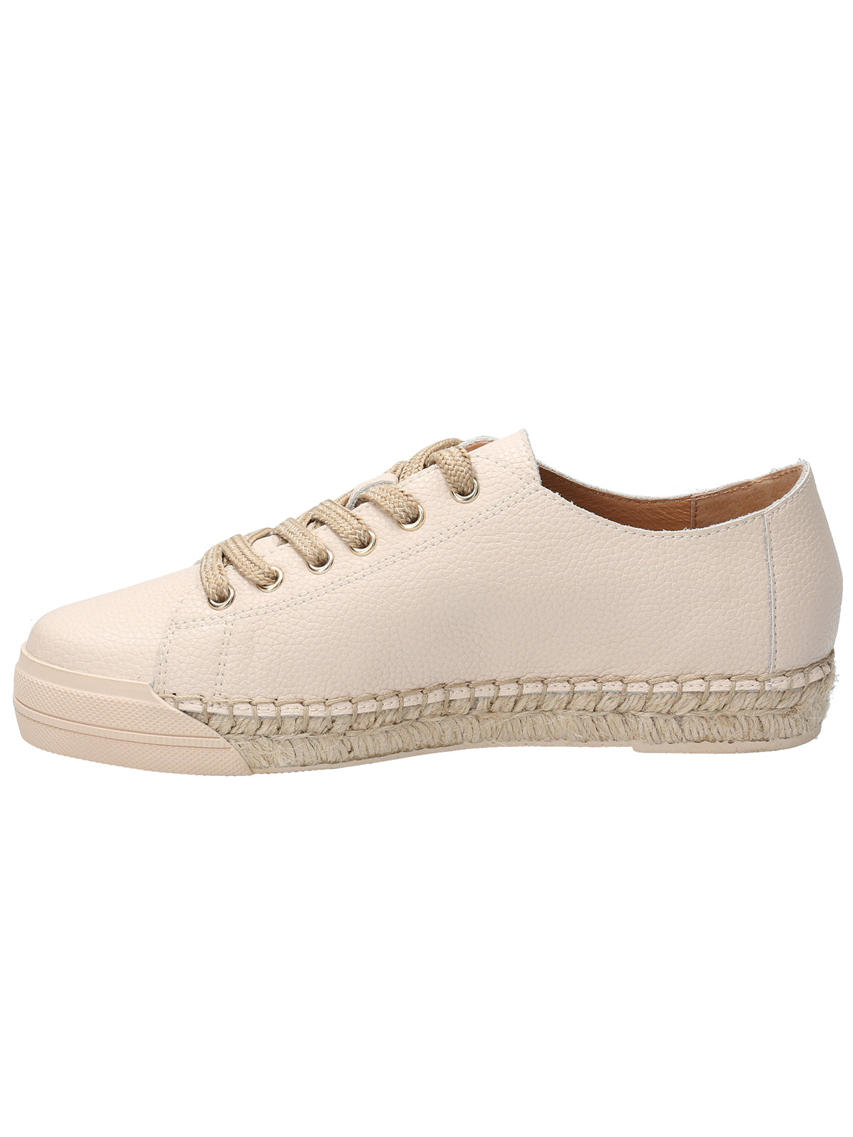 Zapatilla Cuero Mujer Fontaine Beige Rockford