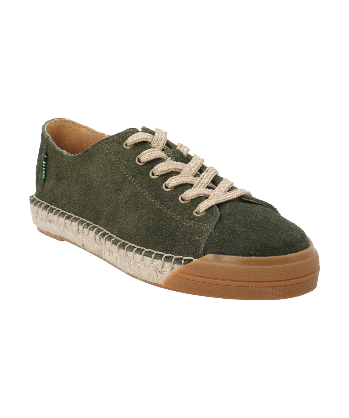 Zapatilla Cuero Mujer Fontaine Verde Rockford