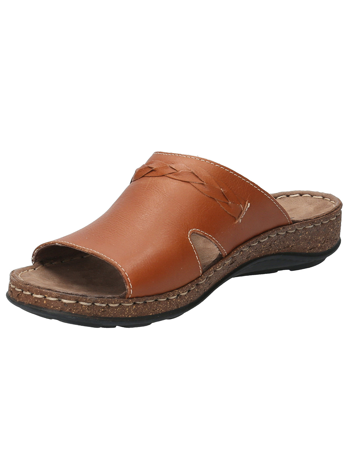 Sandalia Cuero Mujer Maripi Café Rockford