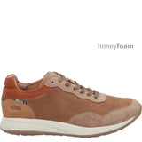 Zapatilla Cuero Mujer Canoitas Café Rockford