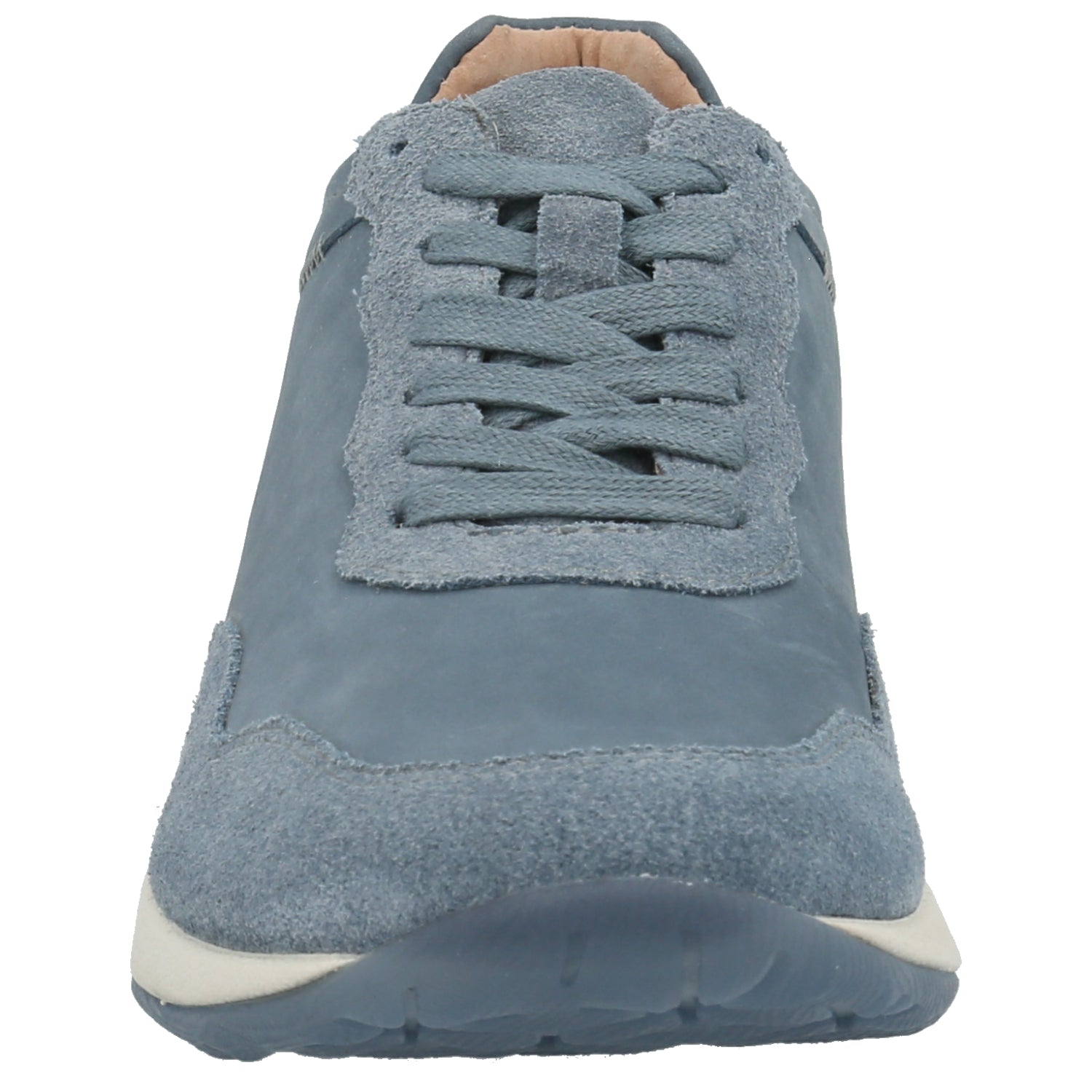 Zapatilla Cuero Mujer Canoitas Azul Rockford