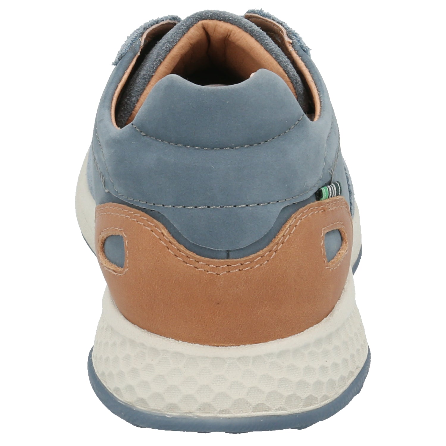 Zapatilla Cuero Mujer Canoitas Azul Rockford