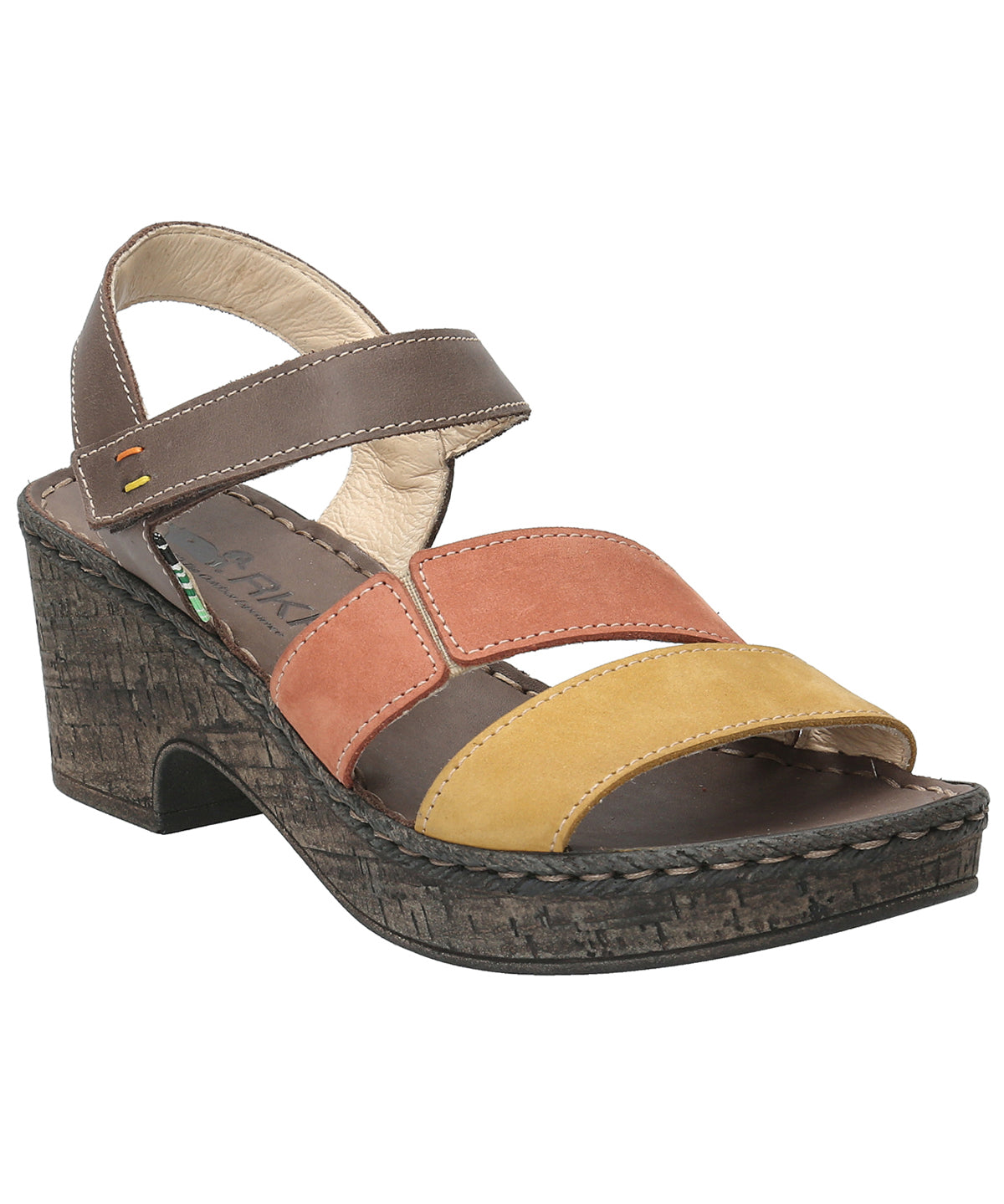 Sandalia Cuero Mujer Whitehaven Multicolor Rockford