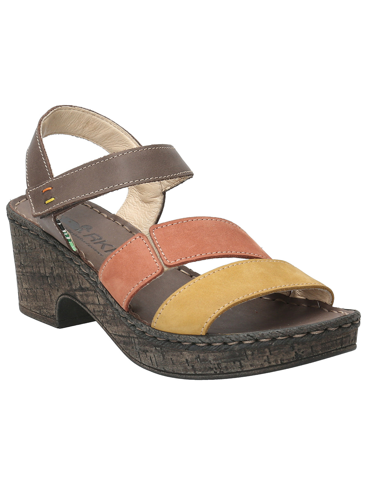 Sandalia Cuero Mujer Whitehaven Multicolor Rockford
