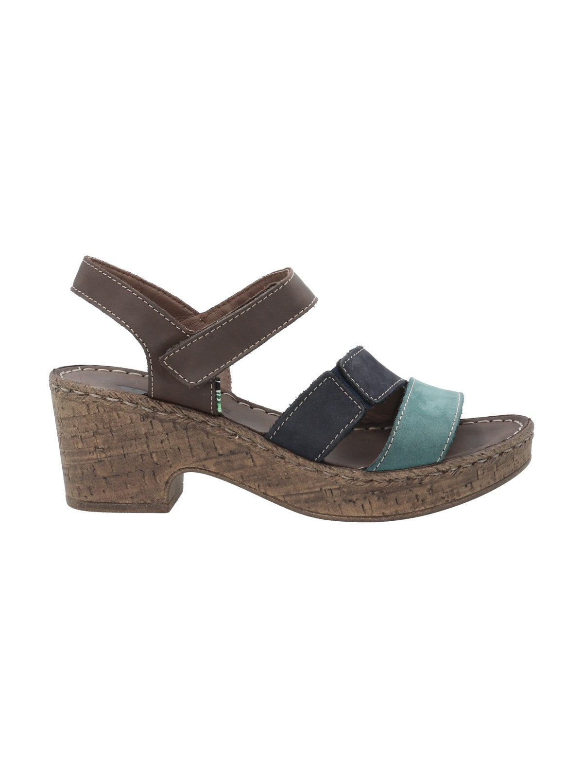 Sandalia Cuero Mujer Whiteheaven Multicolor Rockford