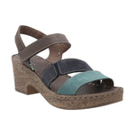 Sandalia Cuero Mujer Whiteheaven Multicolor Rockford