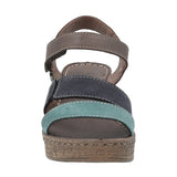 Sandalia Cuero Mujer Whiteheaven Multicolor Rockford