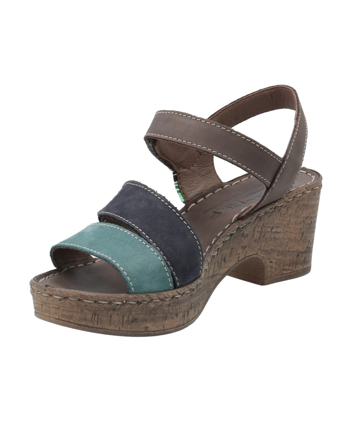 Sandalia Cuero Mujer Whiteheaven Multicolor Rockford