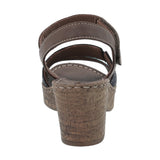 Sandalia Cuero Mujer Whiteheaven Multicolor Rockford