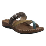 Sandalia Cuero Mujer Paradise Azul  Rockford