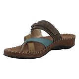 Sandalia Cuero Mujer Paradise Azul  Rockford