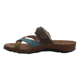 Sandalia Cuero Mujer Paradise Azul  Rockford