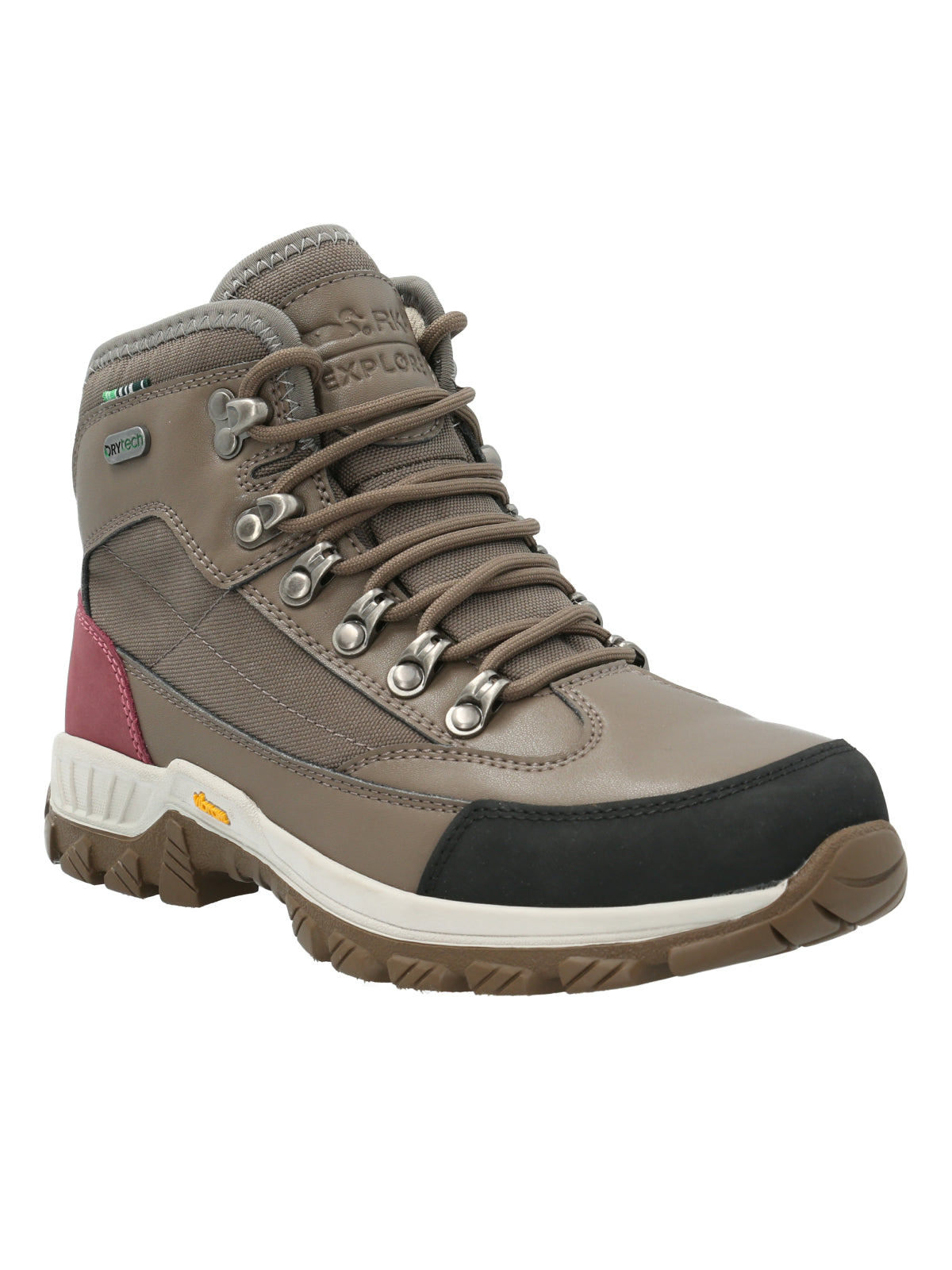 Botín Cuero Mujer Scafell Gris Rockford