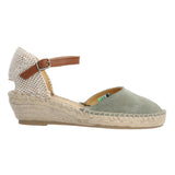 Alpargata Algodón Orgánico Mujer Jacinta Verde Rockford