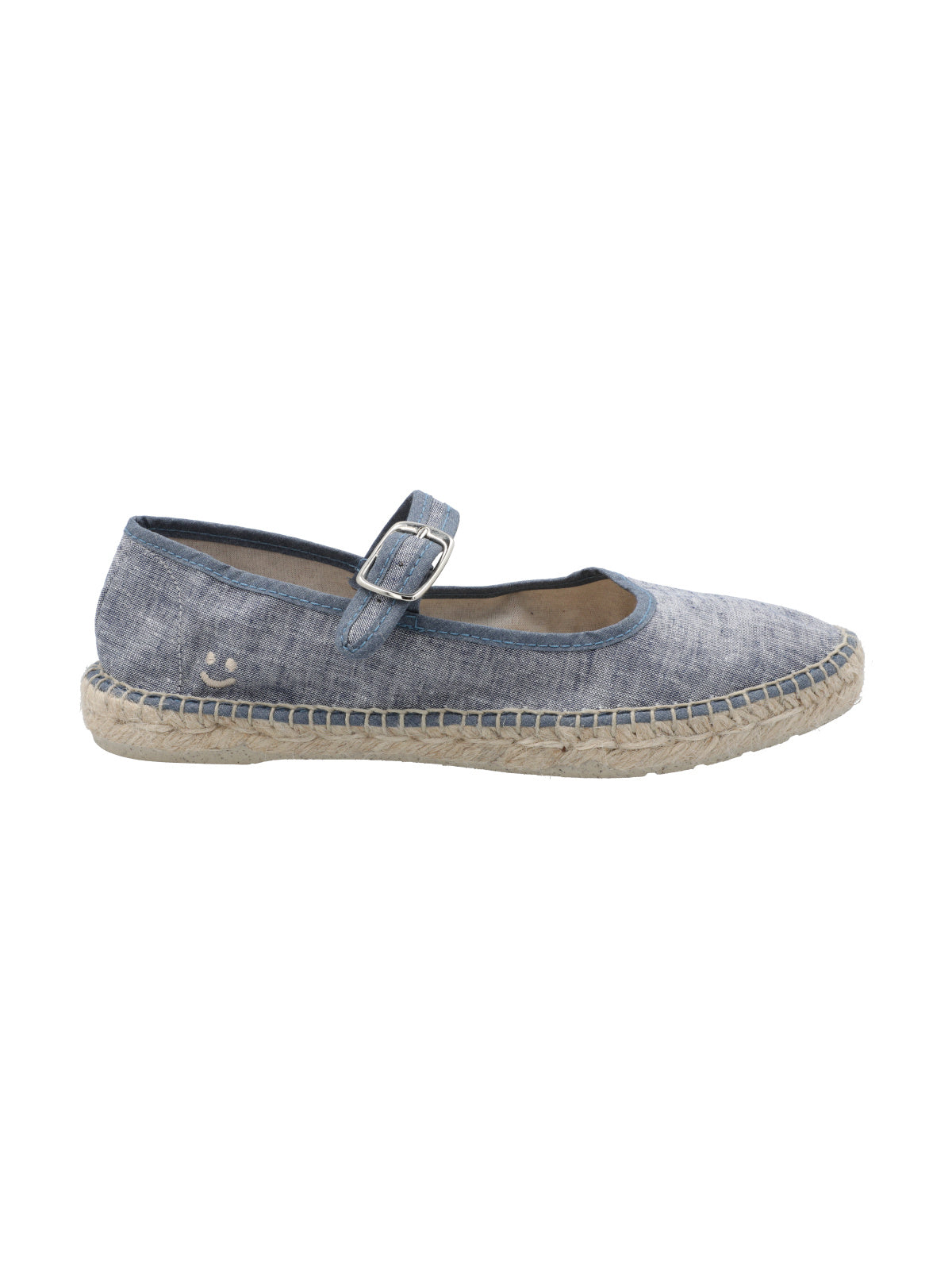 Zapato Algodón Mujer Valetta Azul Rockford