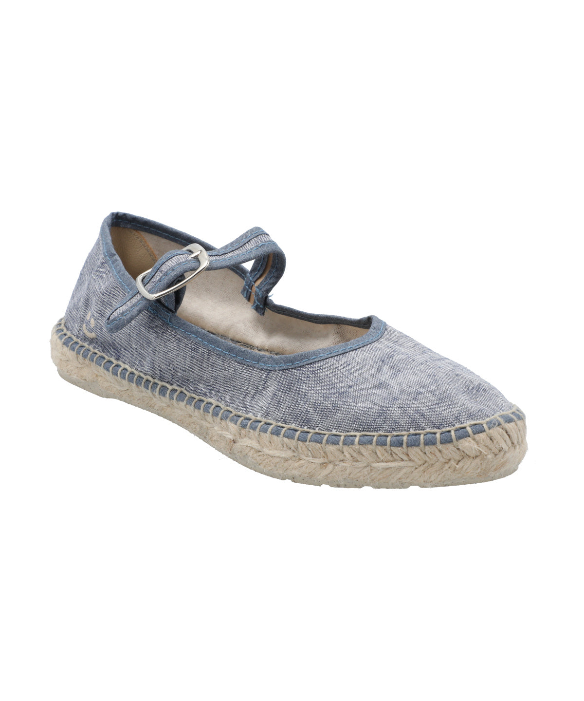 Zapato Algodón Mujer Valetta Azul Rockford