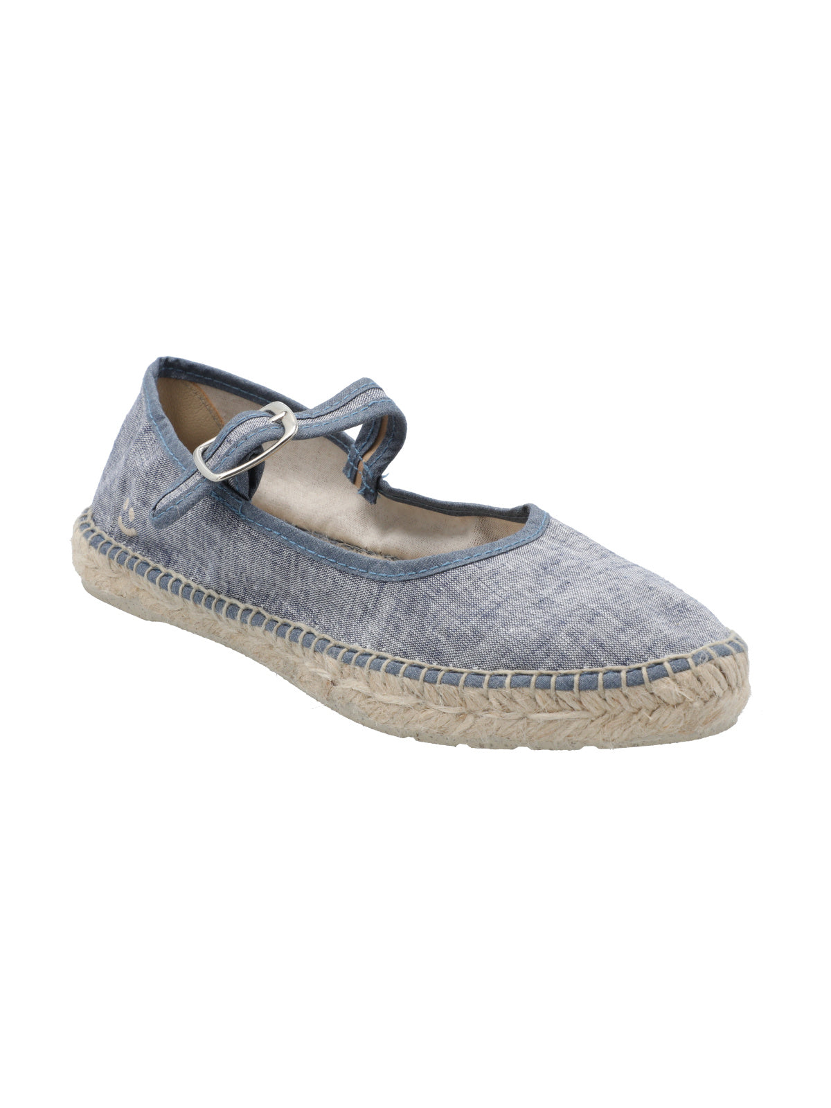 Zapato Algodón Mujer Valetta Azul Rockford