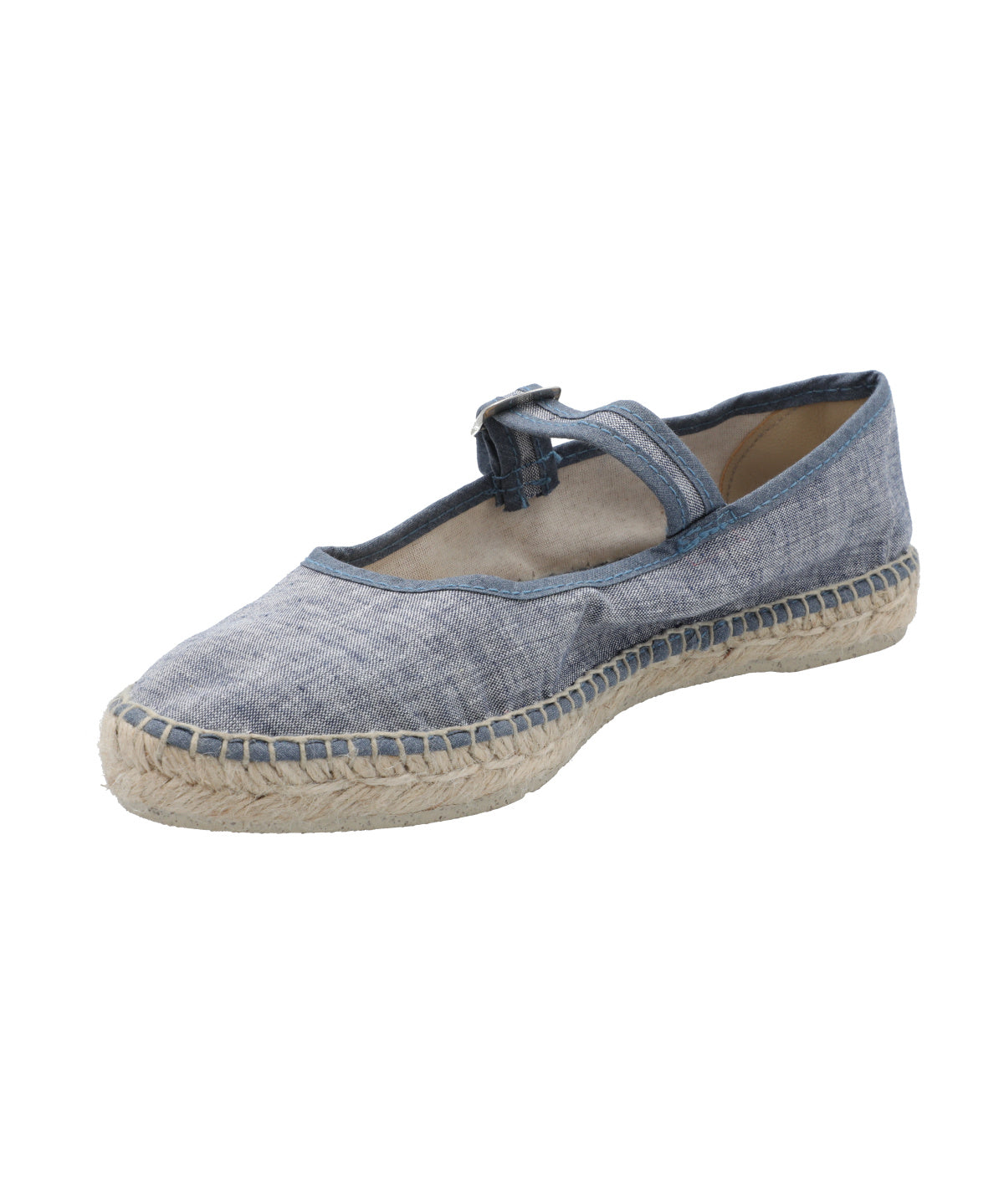 Zapato Algodón Mujer Valetta Azul Rockford