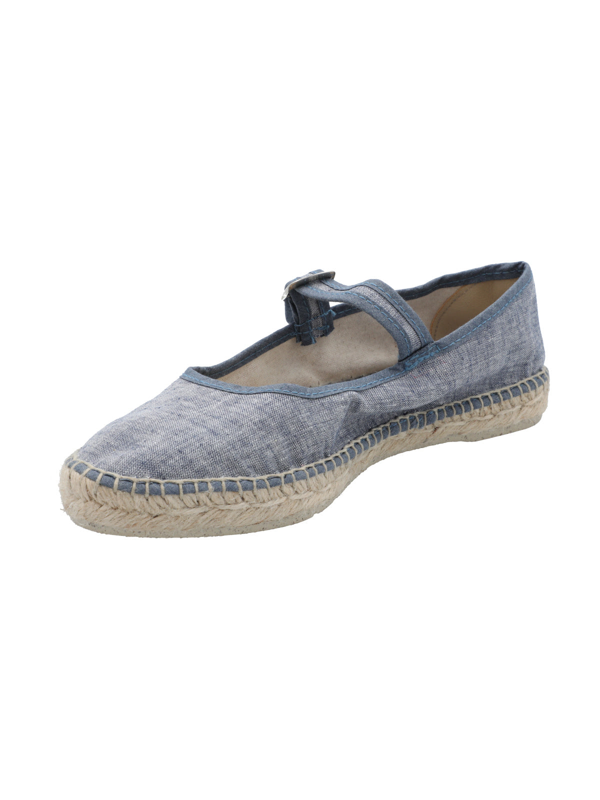 Zapato Algodón Mujer Valetta Azul Rockford
