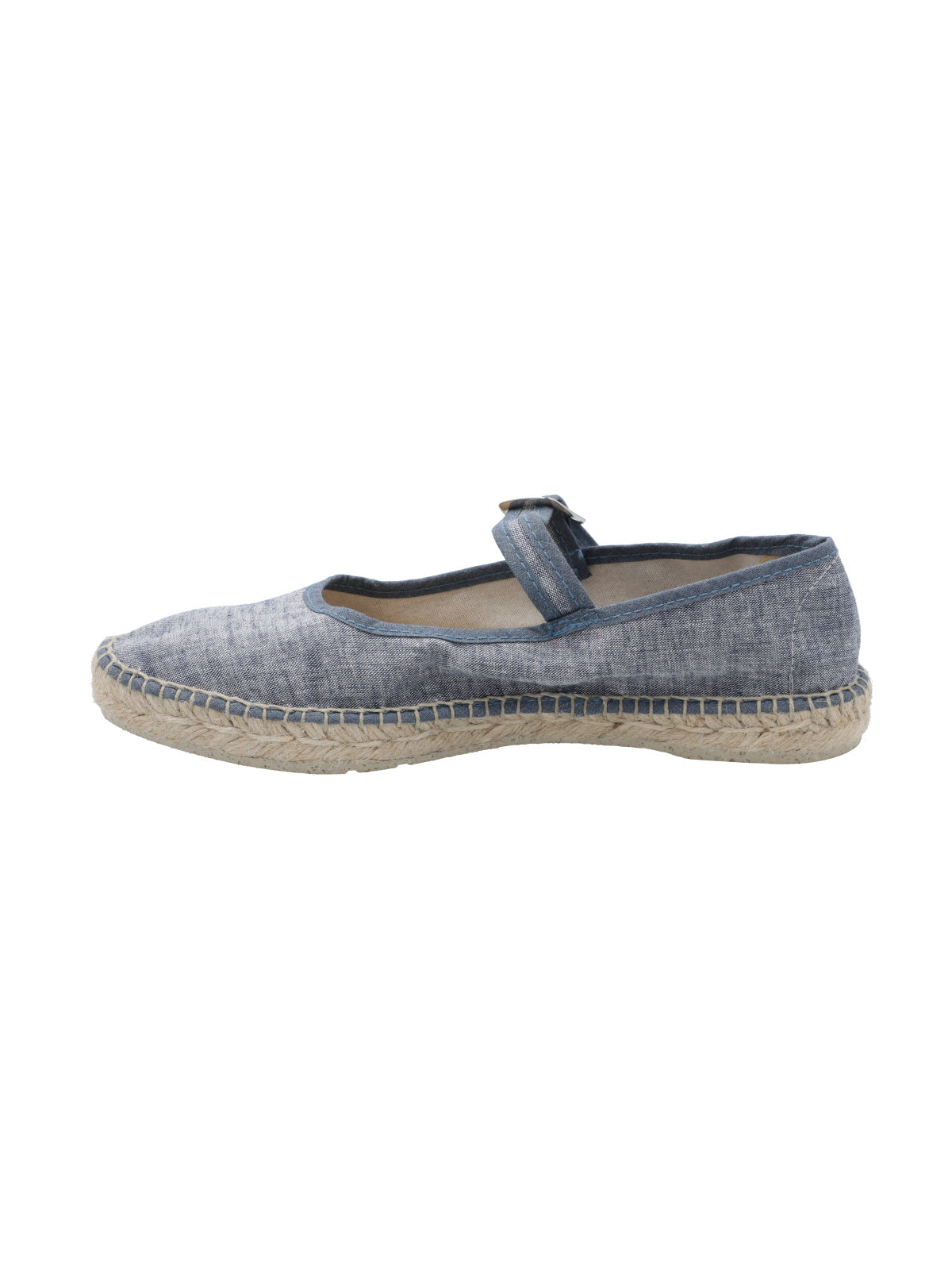 Zapato Algodón Mujer Valetta Azul Rockford