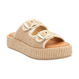 Sandalia Rafia Mujer Ruth Beige Rockford