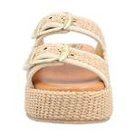 Sandalia Rafia Mujer Ruth Beige Rockford