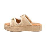 Sandalia Rafia Mujer Ruth Beige Rockford