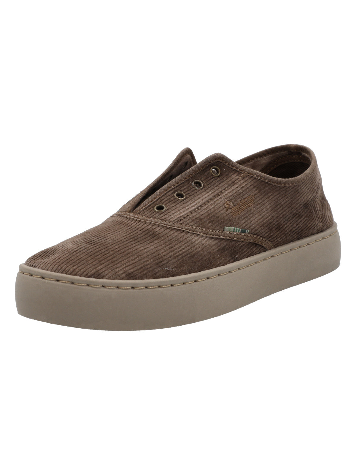Zapatilla Algodón Orgánico Mujer Masson Café Rockford