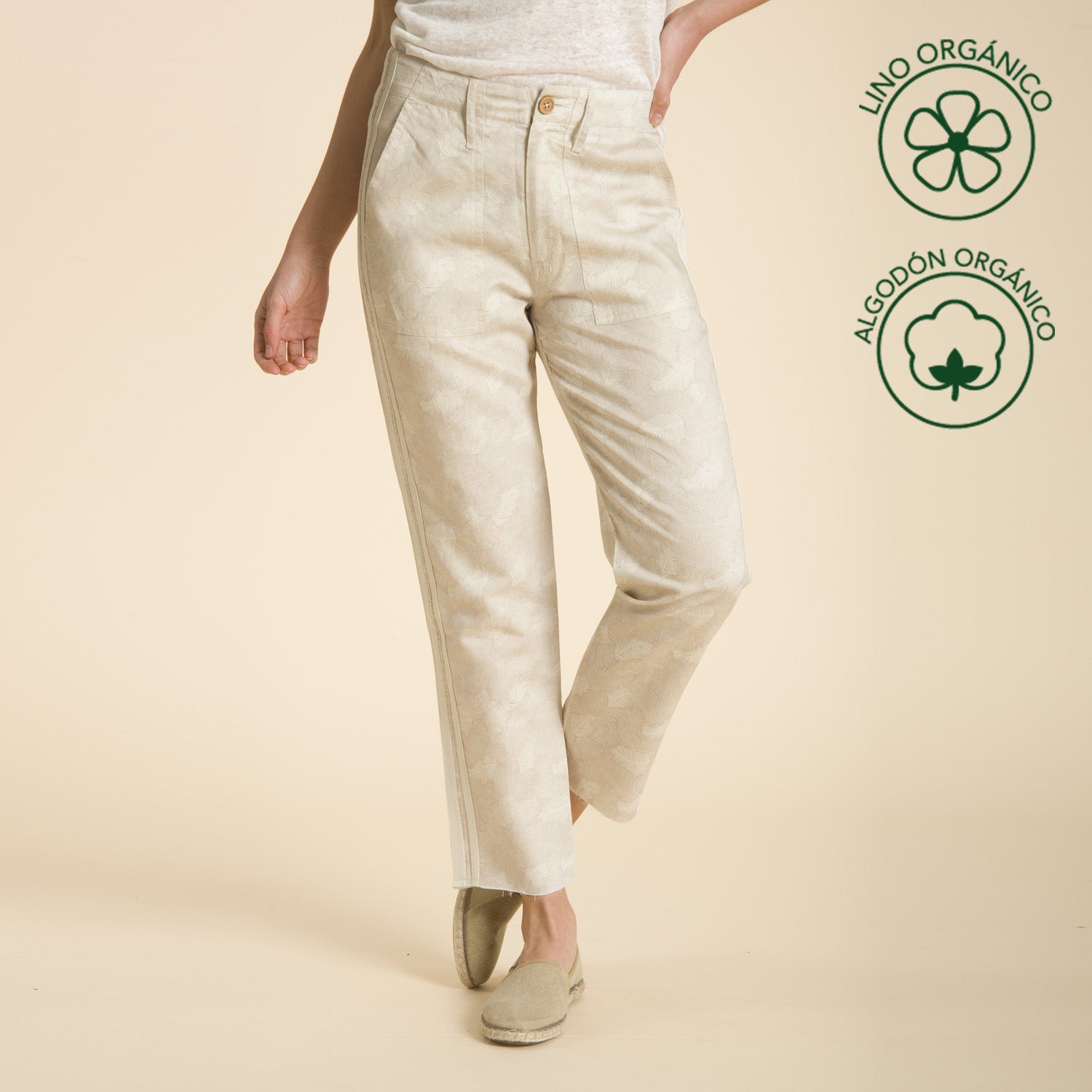 Pantalón Mujer Martina Algodón Orgánico Lino Orgánico