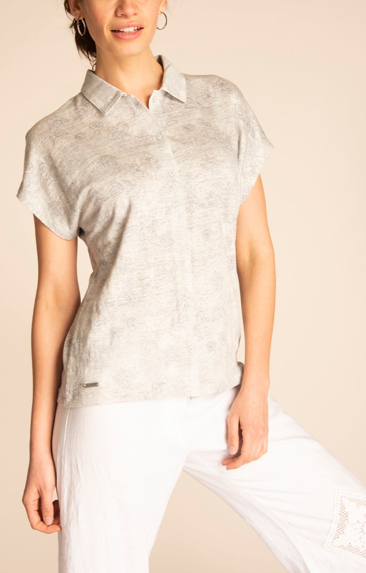 Polera Mujer Praga Lino Orgánico