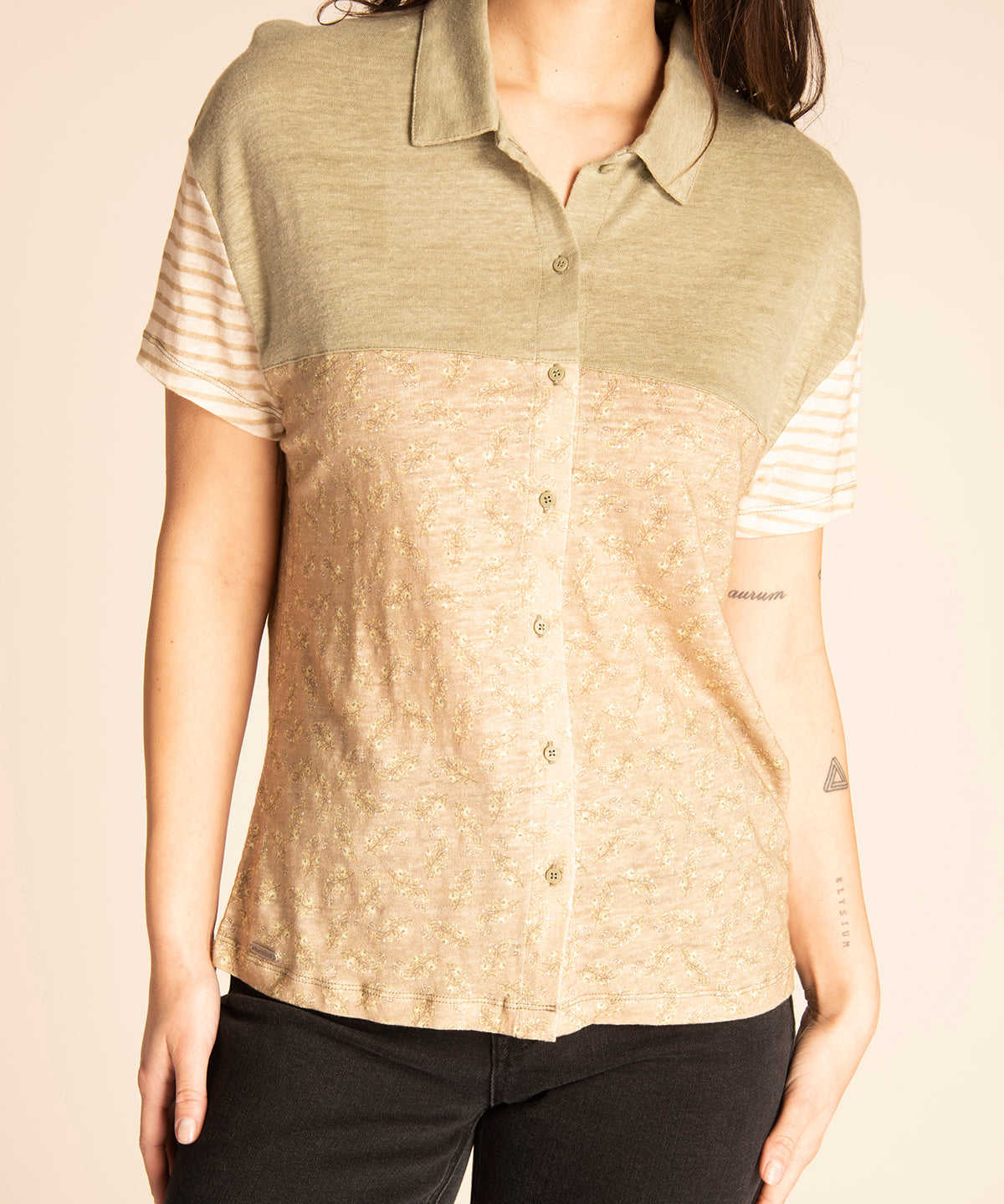 Polera Mujer Tampa Lino Orgánico