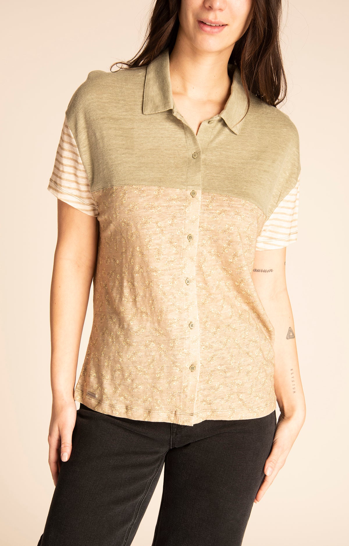 Polera Mujer Tampa Lino Orgánico