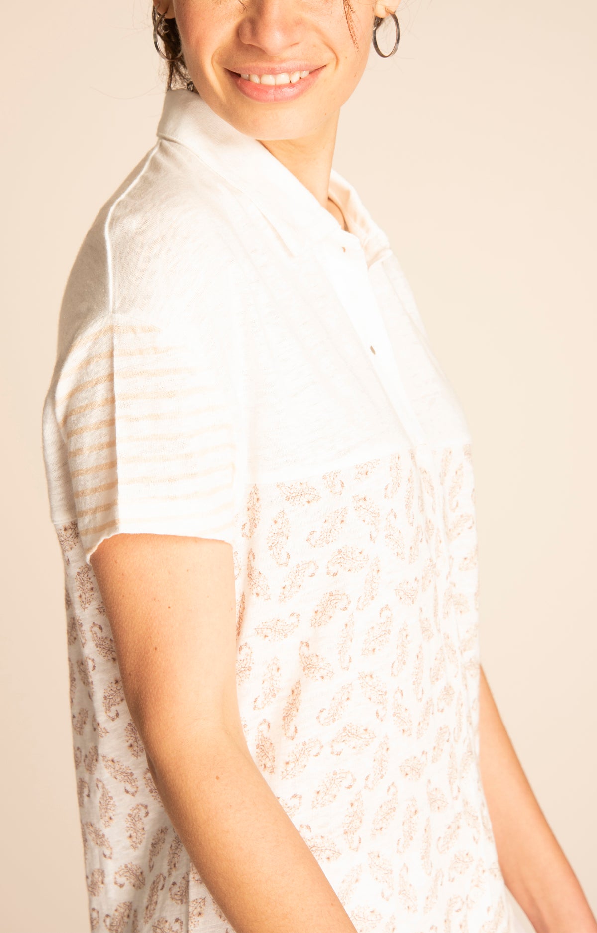 Polera Mujer Tampa Lino Orgánico