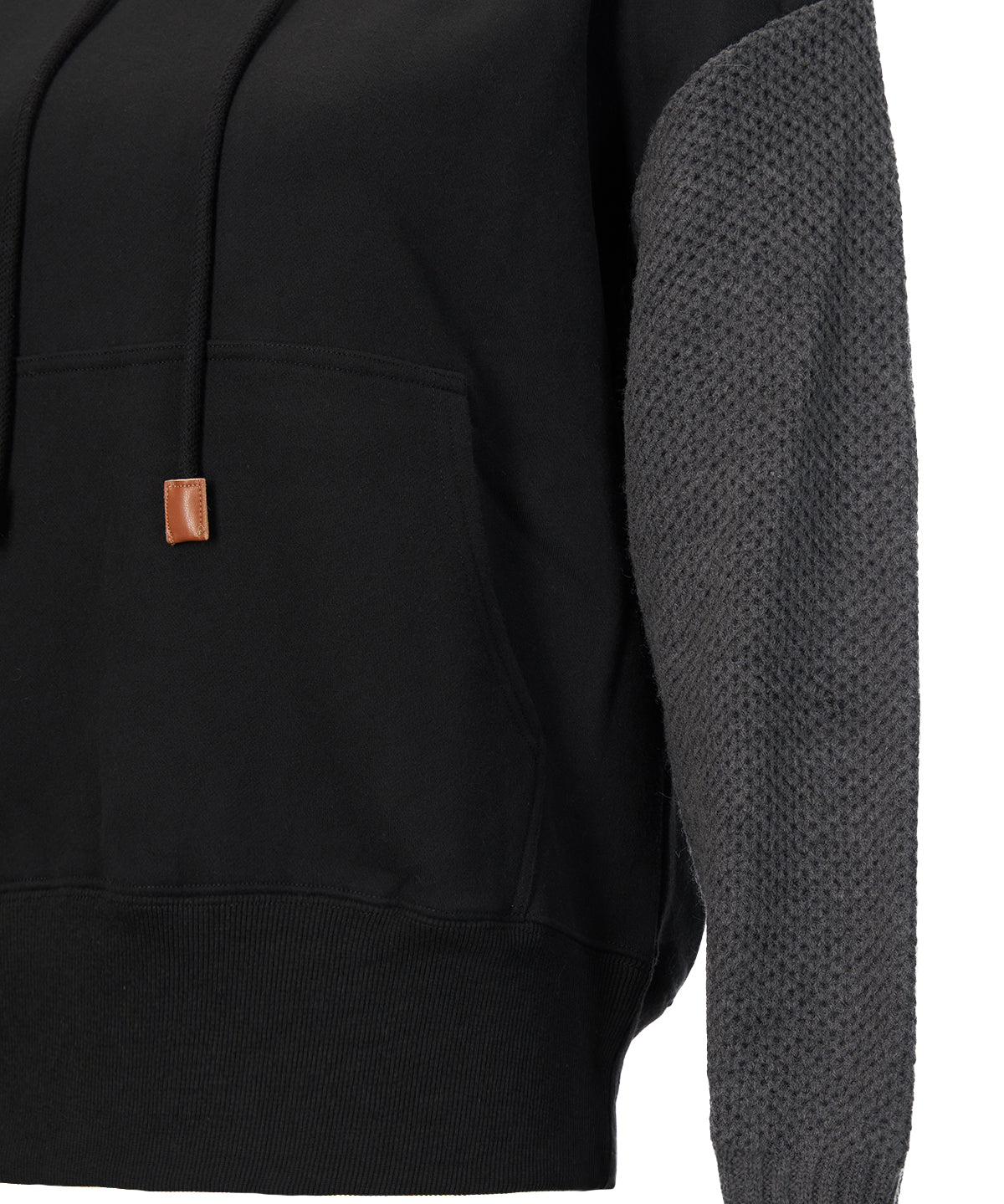 Polerón Algodón Orgánico Mujer Umbra Gris Oscuro Rockford