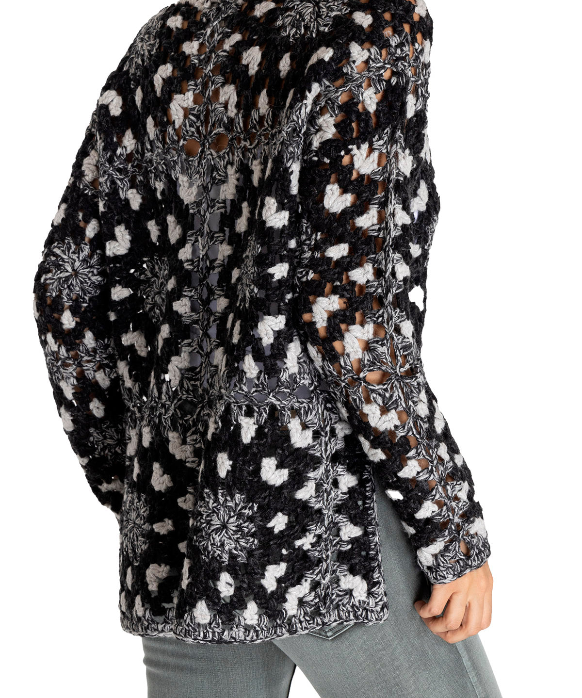 Sweater Algodón Orgánico Mujer Atrani Gris Oscuro Rockford