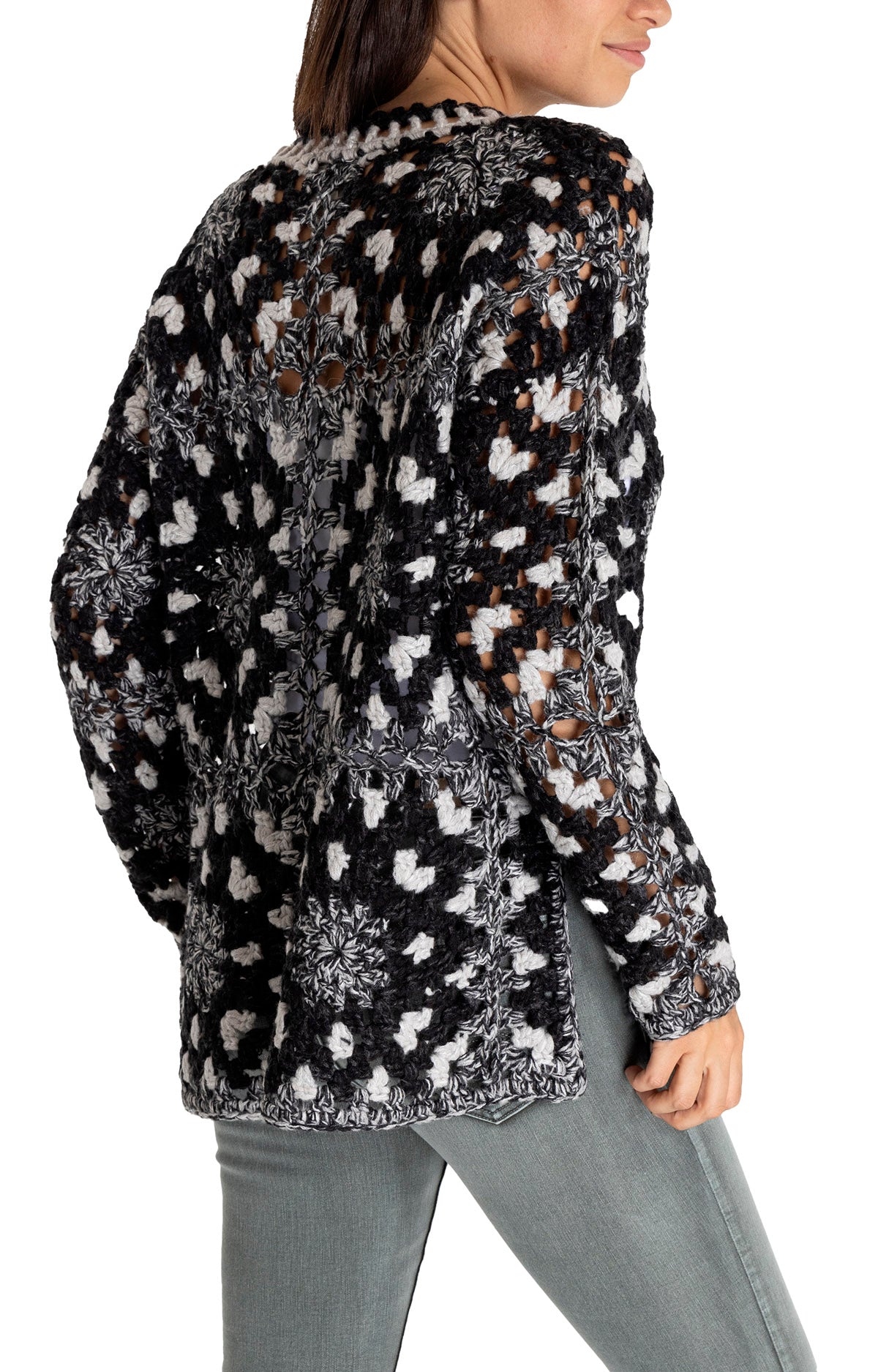 Sweater Algodón Orgánico Mujer Atrani Gris Oscuro Rockford