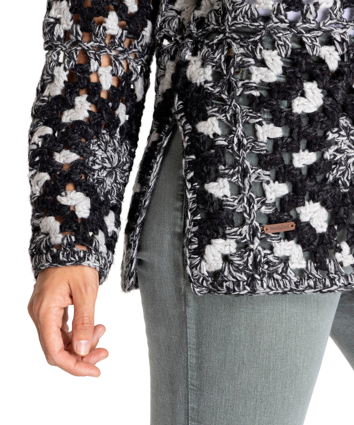 Sweater Algodón Orgánico Mujer Atrani Gris Oscuro Rockford