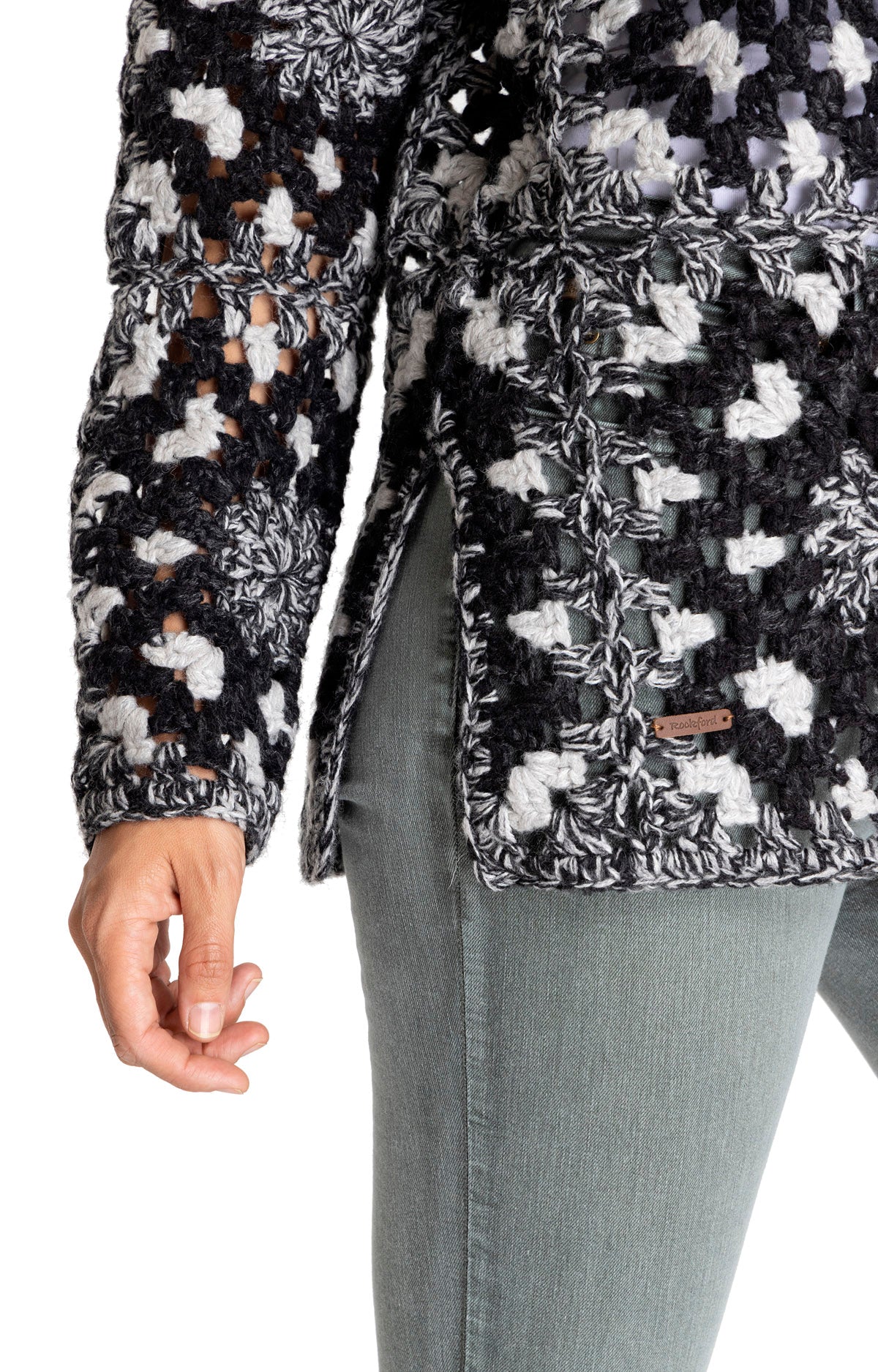 Sweater Algodón Orgánico Mujer Atrani Gris Oscuro Rockford