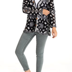 Sweater Algodón Orgánico Mujer Atrani Gris Oscuro Rockford