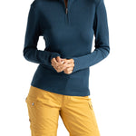 Primera Capa Mujer Merino Azul Rockford