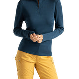 Primera Capa Mujer Merino Azul Rockford