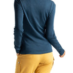 Primera Capa Mujer Merino Azul Rockford